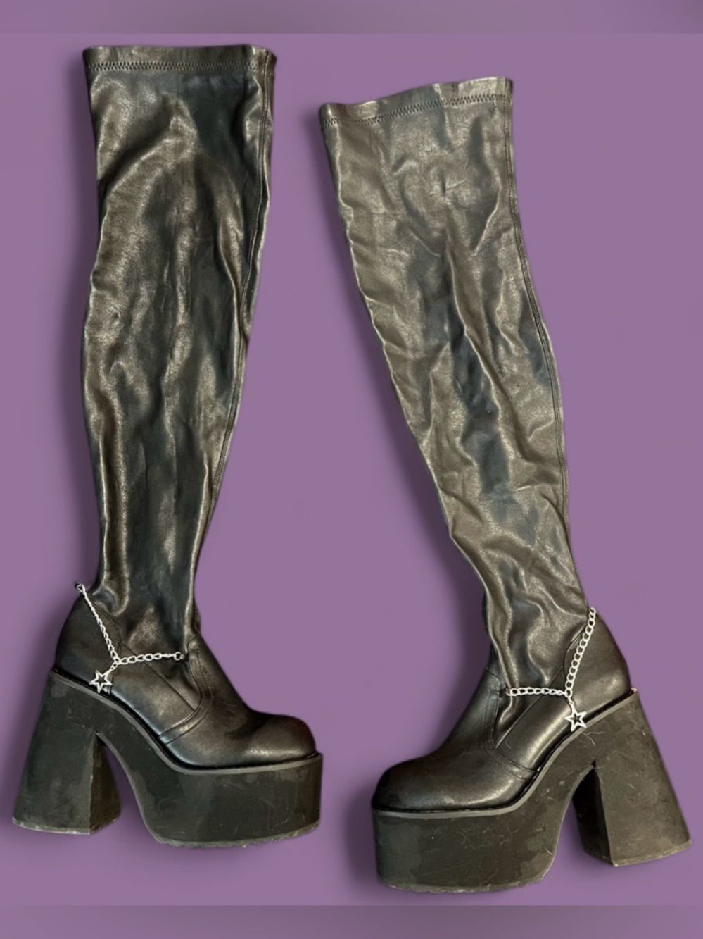 RARE Dolls Kill x Bratz - MISS Socialite Thigh High Boots